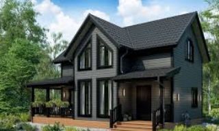 Проекты каркасных домов с террасой от 3705 рублей | Строй-Фрм